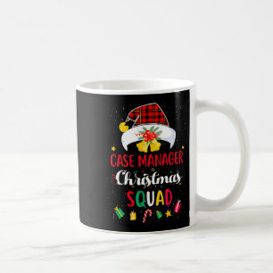 Case Manager Christmas Squad Santa Hat Matching Pr Coffee Mug