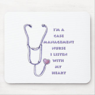 Case Manager Nurse Heart Mouse Mat