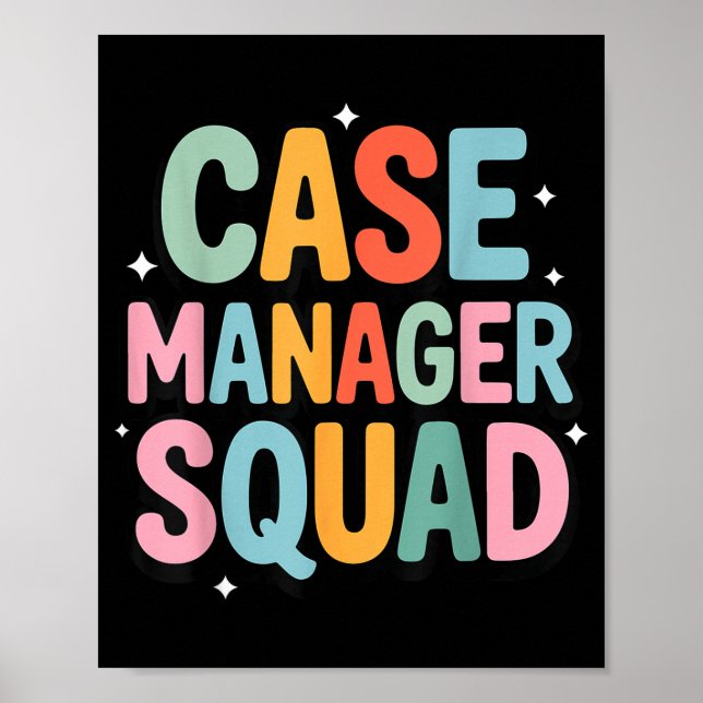 Case Manager Squad  Poster (Front)