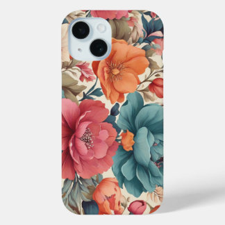 Case-Mate, Apple iPhone 15, Florals pattern iPhone 15 Case