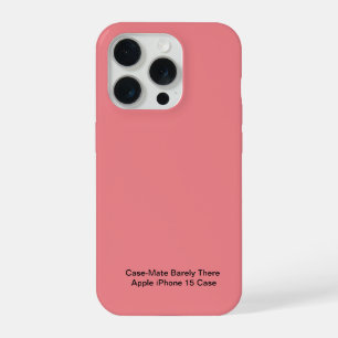 Case-Mate Barely There Apple iPhone 15 Case