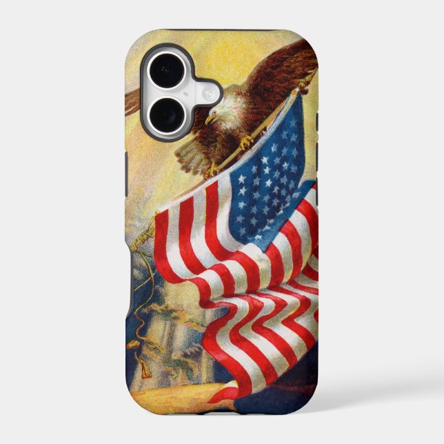 Case-Mate Barely There iphone 5 Case w/ Eagle/Flag (Back)
