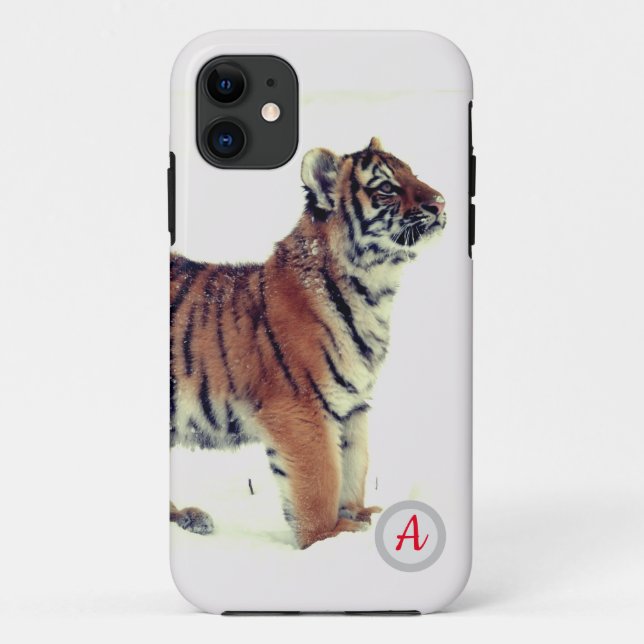 Case-Mate Phone Case, Apple iPhone 11 BABY TIGER Case-Mate iPhone Case (Back)