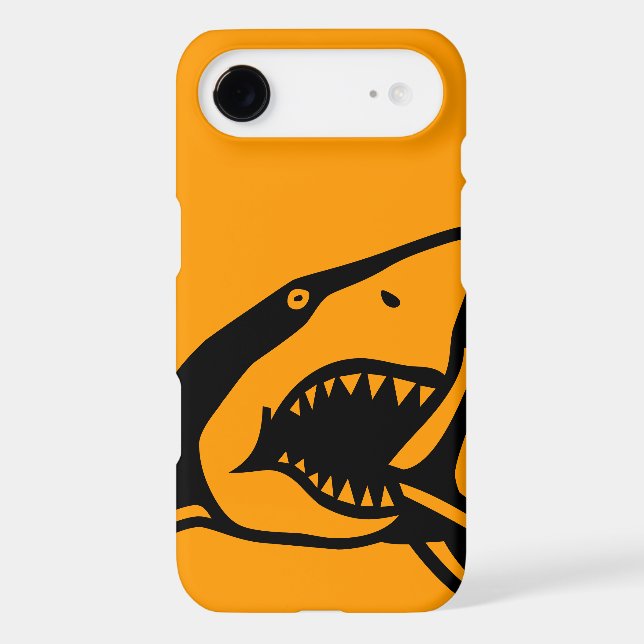 Case-Mate™ Shark Orange Case-Mate iPhone Case (Back)