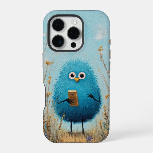 Case-Mate Tough Apple iPhone 16 Case-Bluebird Case (Back)