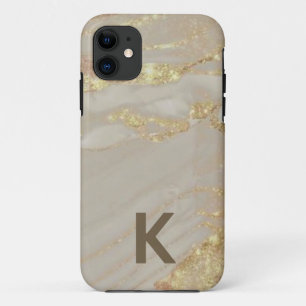 Case-Mate Tough Gold Glitter Marble Custom  iPhone 11 Case