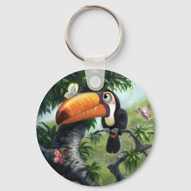 Case of the Butterflies Key Ring (Front)