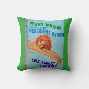 Case of the Negligent Nymph book cover Cushion