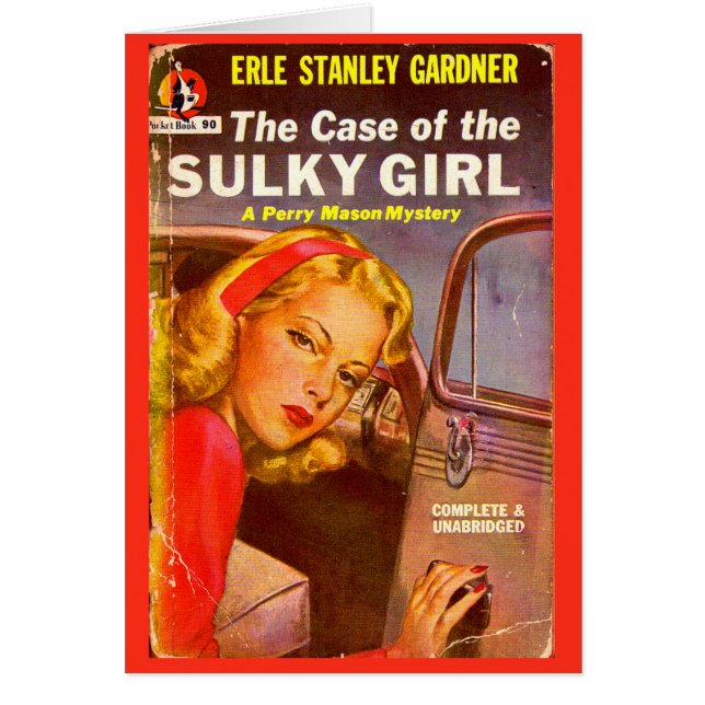 Case of the Sulky Girl book cover (Front)