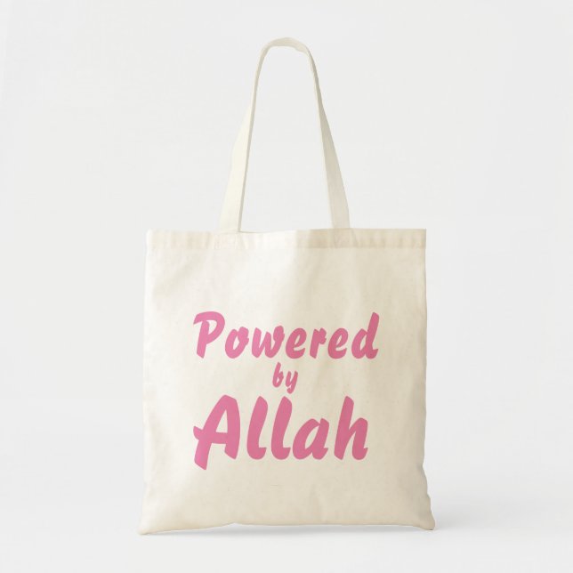 Case Powered by Allah. Tote Bag (Front)