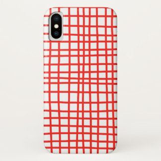 Case Red Gingham Handmade