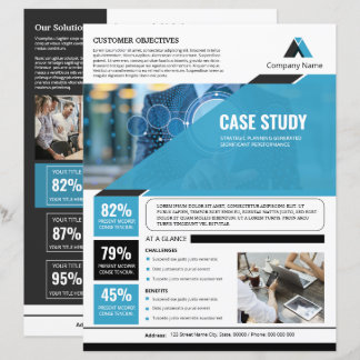 Case Study Flyer Template | Business Marketing