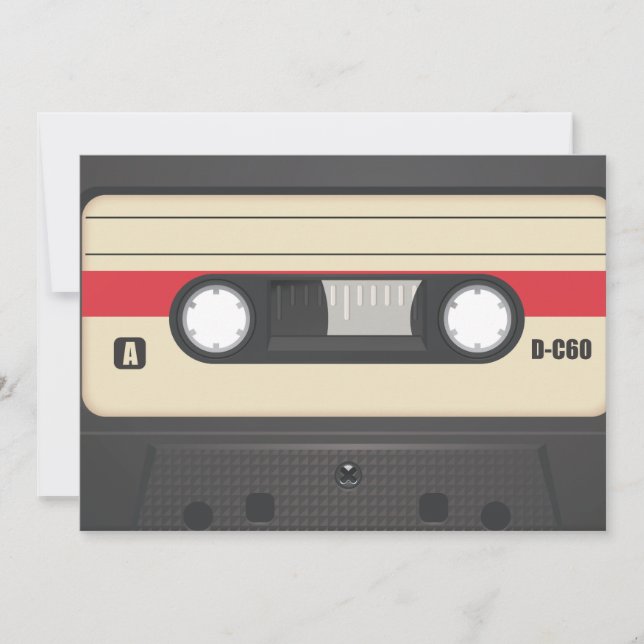 Casette Tape - Sunset Red (Front)