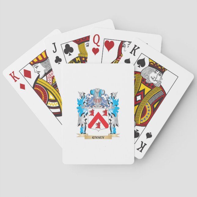 Casey Coat of Arms - Family Crest Playing Cards (Back)