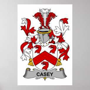 Casey Family Crest Poster
