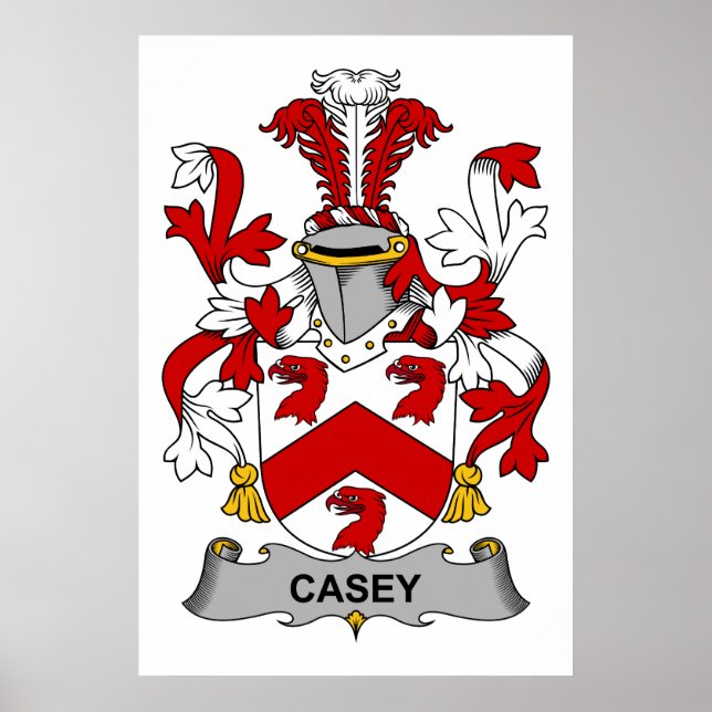 Casey Family Crest Poster (Front)