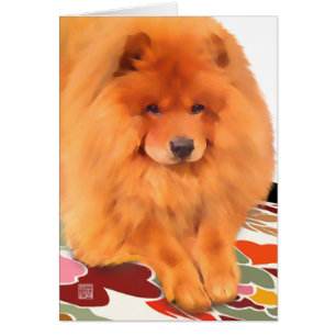 "CASEY" heARTdog Chow Art Card