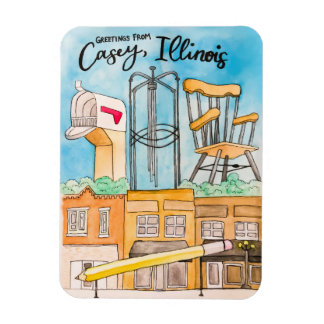 Casey, IL Magnet
