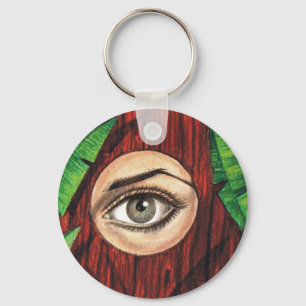 Casey in Hiding Key Ring