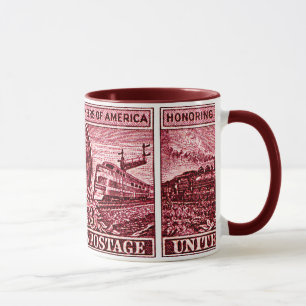 Casey Jones Railroad Engineer Postage 1950 Mug