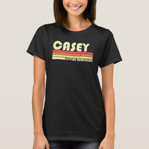 Casey Surname Retro Vintage 80s 90s Birthday Reuni T-Shirt