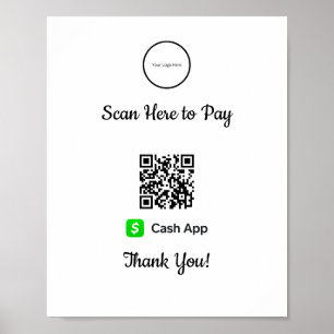 Cash App Mobile Payment   Scan To Pay  Poster