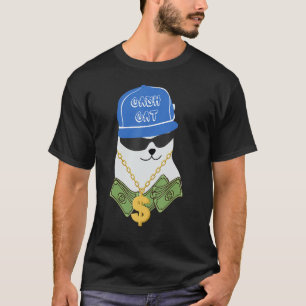 Cash Cat Money Trending Meme Design T-Shirt