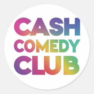 Cash comedy club Sticker
