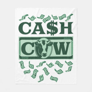 Cash Cow Fleece Blanket