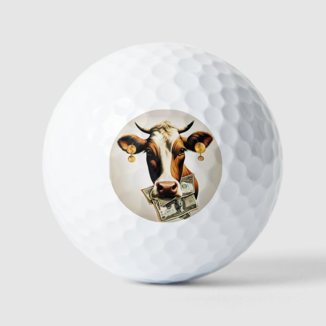 Cash Cow  Golf Balls (Front)
