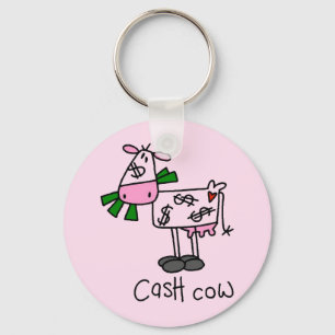 Cash Cow Tshirts and Gifts Key Ring