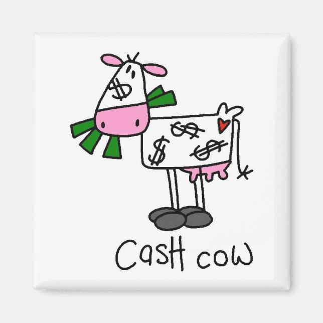 Cash Cow Tshirts and Gifts Magnet (Front)