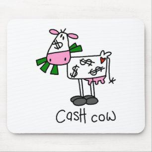 Cash Cow Tshirts and Gifts Mouse Mat