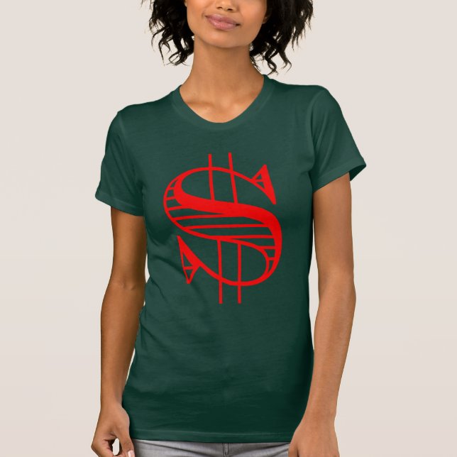 CASH DOLLAR SIGN T-Shirt (Front)