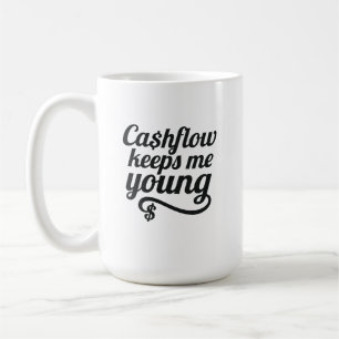 Cash Flow Keeps Me Young Premium Coffee Mug