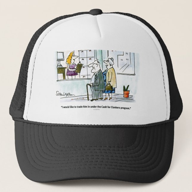 Cash for Clunkers Trucker Hat (Front)