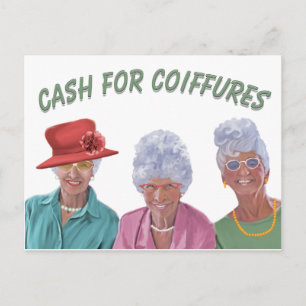 Cash For Coiffures Postcard