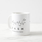 Cash peptide name mug (Front Left)