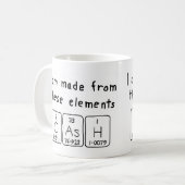 Cash periodic table name mug (Front Left)