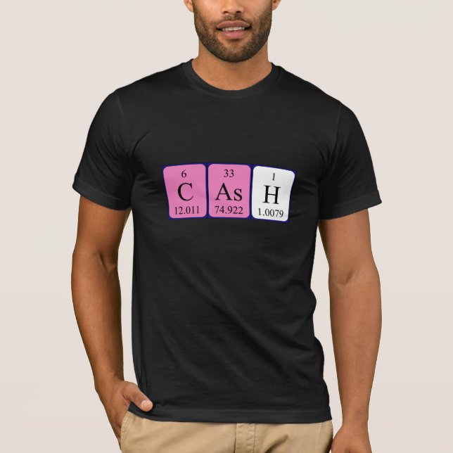 Cash periodic table name shirt (Front)