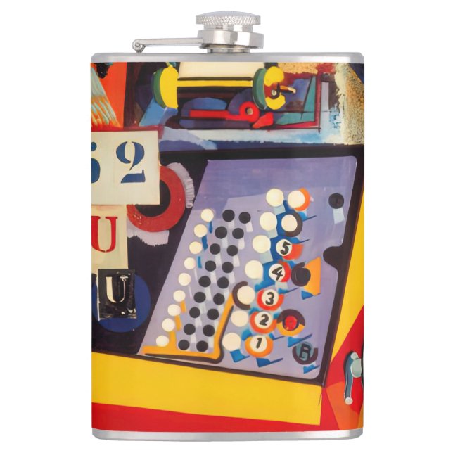 Cash Register Hip Flask (Front)