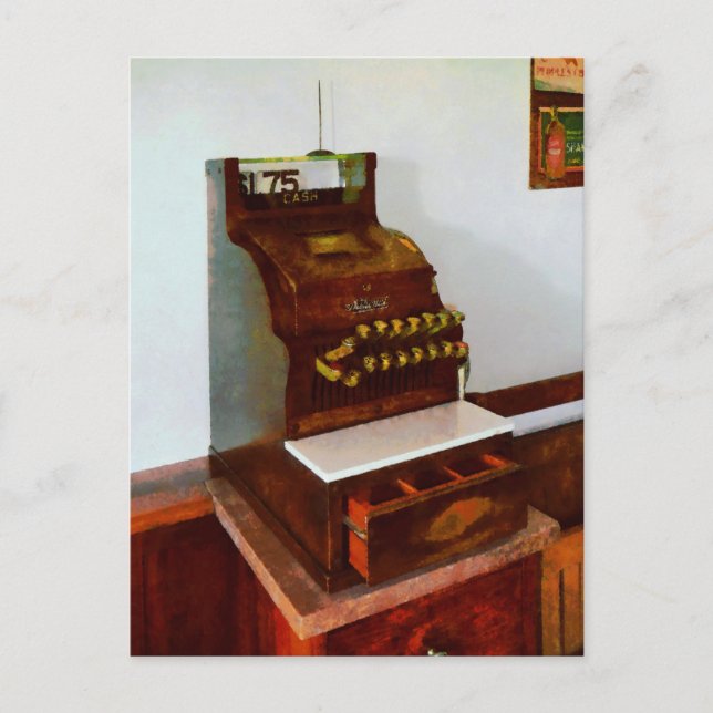 Cash Register Postcard (Front)