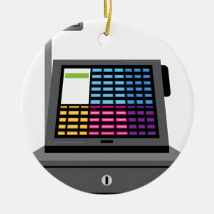 Cash Register Touch screen Ceramic Tree Decoration