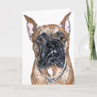 Cash the Boxer Greeting Card