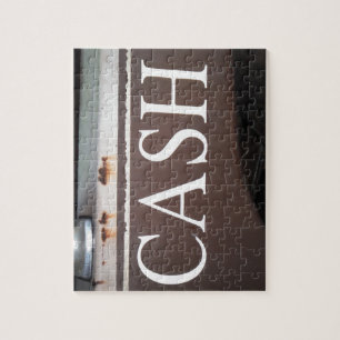 CASH Tow Truck Vintage Car Sign Jigsaw Puzzle