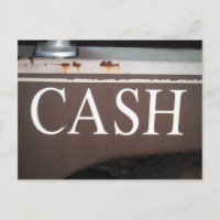 CASH Tow Truck Vintage Car Sign