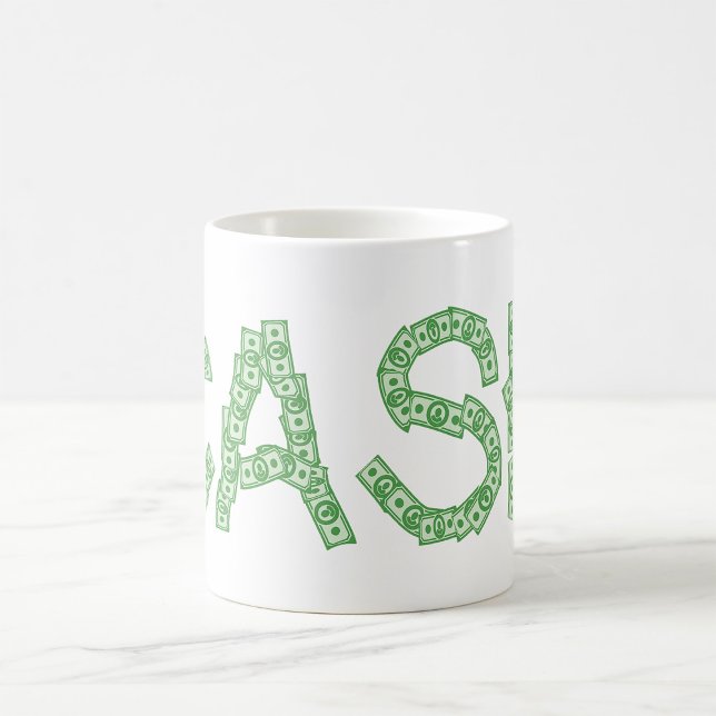 Cash Word Coffee Mug (Creator Uploaded)