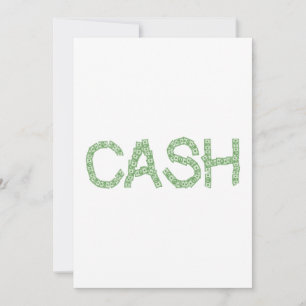 Cash Word Invitation