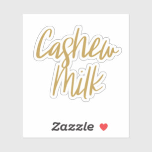 Cashew Milk Storage Sticker