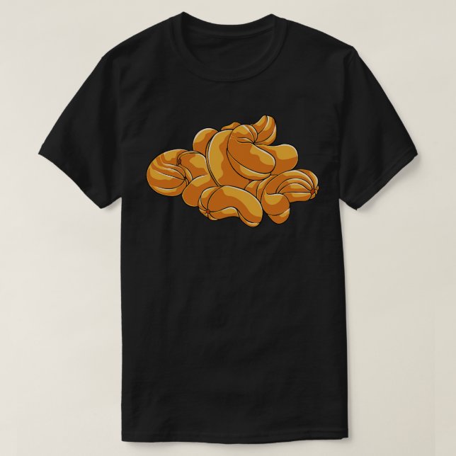 Cashew Nut Nuts Cashews T-Shirt (Design Front)